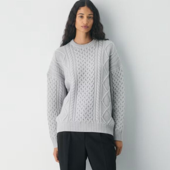 Heritage Knit Merino Wool Crew Sweater NWOT - Picture 2 of 4